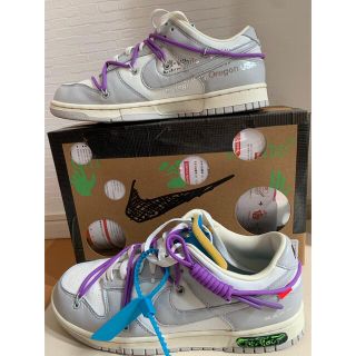 ナイキ(NIKE)のNike Off-White Lot 47 27cm Dunk オフホワイト(スニーカー)