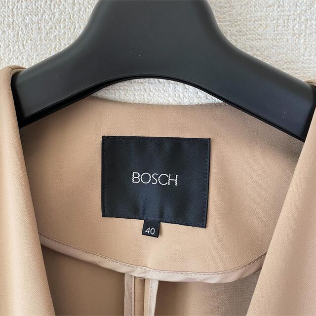 BOSCH(ボッシュ)のBOSCH（ボッシュ）/ ノーカラージャケット ベージュ レディースのジャケット/アウター(ノーカラージャケット)の商品写真