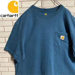 カーハート(carhartt)の90s 古着 カーハート ロゴタグ ポケットT ビッグシルエット ゆるだぼ(Tシャツ/カットソー(半袖/袖なし))