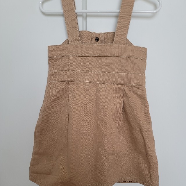 anyFAM(エニィファム)のジャンパースカート ベージュ キッズ/ベビー/マタニティのキッズ服女の子用(90cm~)(スカート)の商品写真