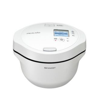 シャープ(SHARP)のヘルシオ ホットクック 電気調理鍋 無水鍋 2.4L KN-HW24G-W(調理機器)