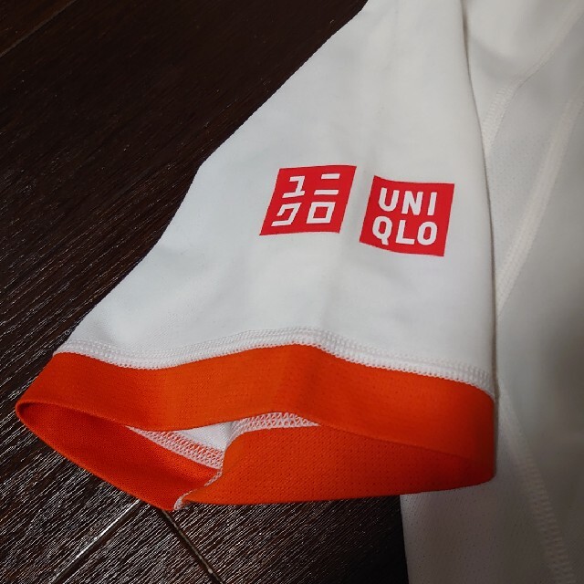 UNIQLO(ユニクロ)のUNIQLOテニスポロシャツ　L ジョコビッチ錦織圭 スポーツ/アウトドアのテニス(ウェア)の商品写真