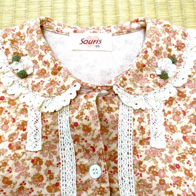 Souris(スーリー)のスーリー　Souris ブラウス　花柄 キッズ/ベビー/マタニティのキッズ服女の子用(90cm~)(ブラウス)の商品写真