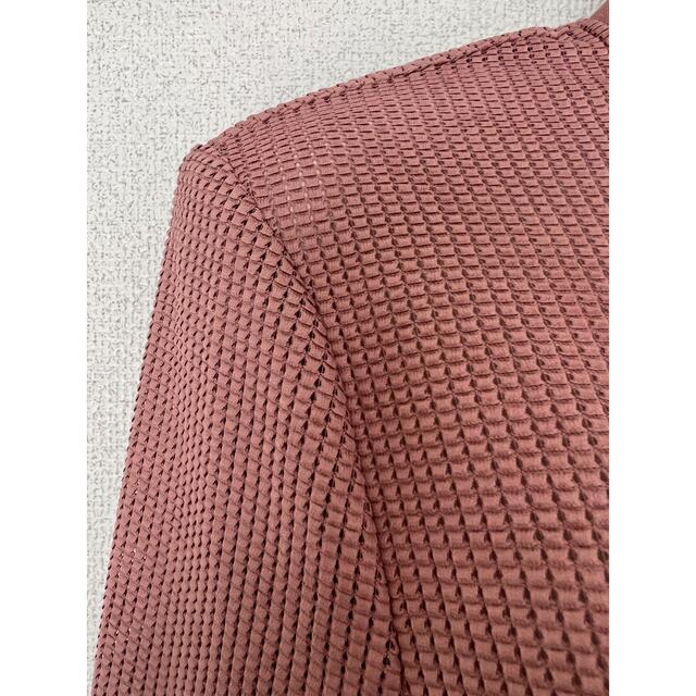 ZARA(ザラ)のザラ ＊ メッシュ ジャケット ブルゾン トップス ピンク 春色 XS レディースのジャケット/アウター(ブルゾン)の商品写真