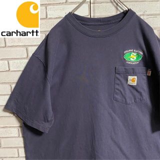 カーハート(carhartt)の90s 古着 カーハート ロゴタグ 刺繍 ポケットT ビッグシルエット ゆるだぼ(Tシャツ/カットソー(半袖/袖なし))