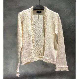 Theory 19ss レース編みカーディガン