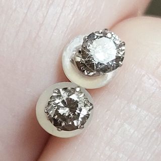 新品 Pt900 ダイヤ 0.40ct ピアス プラチナ ラウンドブリリアント