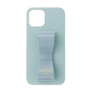 ランバンオンブルー(LANVIN en Bleu)のLANVIN en Bleu★可愛いリボンのiPhone12mini ケース(iPhoneケース)