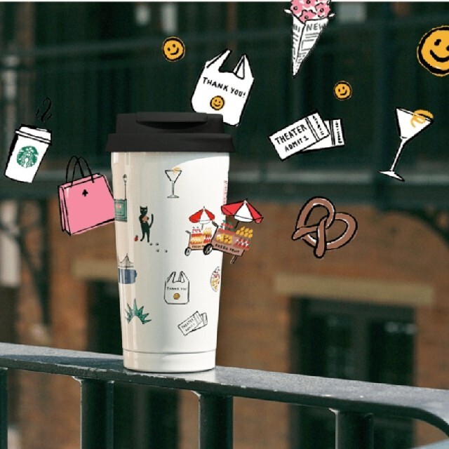 Starbucks Coffee(スターバックスコーヒー)のスタバ　オンラインストア限定　kate spade インテリア/住まい/日用品のキッチン/食器(タンブラー)の商品写真