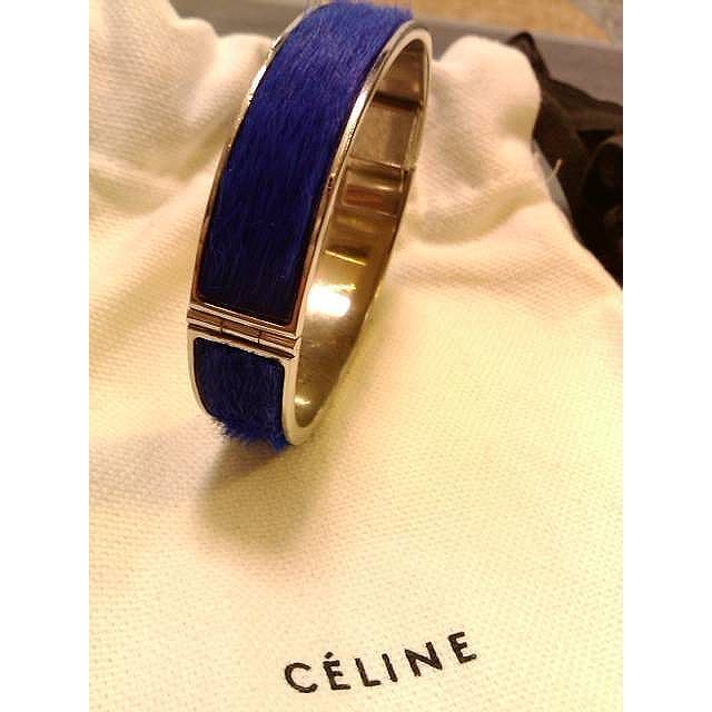 CELINE (セリーヌ ) ブレスレット バングル ハラコ 訳有品 | www