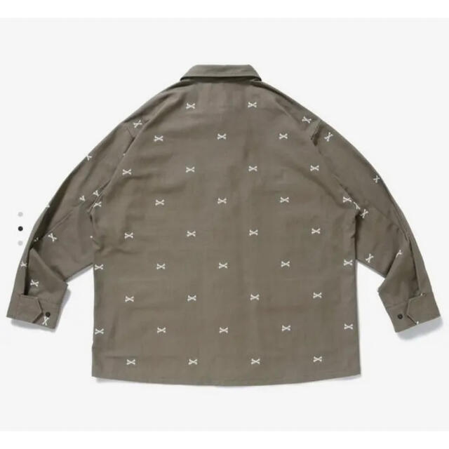 22SS WTAPS JUNGLE 02 LS GREIGE CROSSBONE