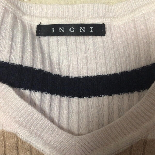 INGNI(イング)のINGNI イング ボーダー ニット  レディースのトップス(ニット/セーター)の商品写真