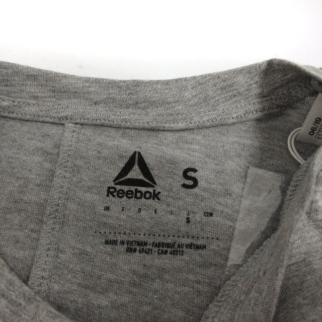Reebok(リーボック)のReebok Tシャツ 半袖 EC0726 胸ポケット コットン グレー S スポーツ/アウトドアのスポーツ/アウトドア その他(その他)の商品写真