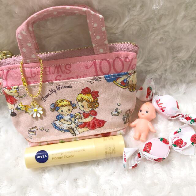 のでご マーガレット＆ソフィー♡ミニミニバック型ポーチ♡flowerの