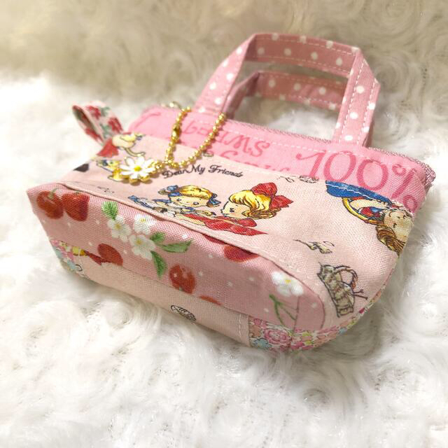 のでご マーガレット＆ソフィー♡ミニミニバック型ポーチ♡flowerの