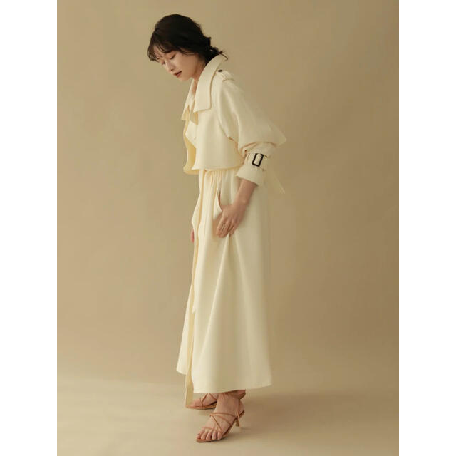 l´or Stand-collar Long Coat