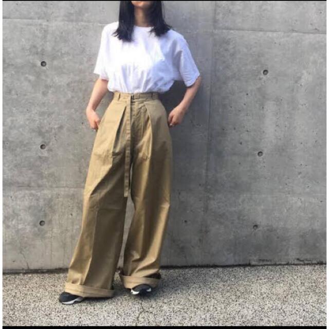 foufou トレンチワイドパンツ