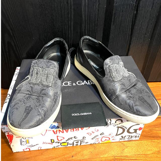 ドルガバ D&G レザースニーカー 25cm サイズ6 www.krzysztofbialy.com