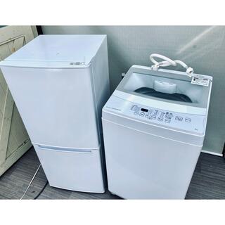 京都から　美品　新生活2点　2019年　冷蔵庫106l 洗濯機6kg (冷蔵庫)