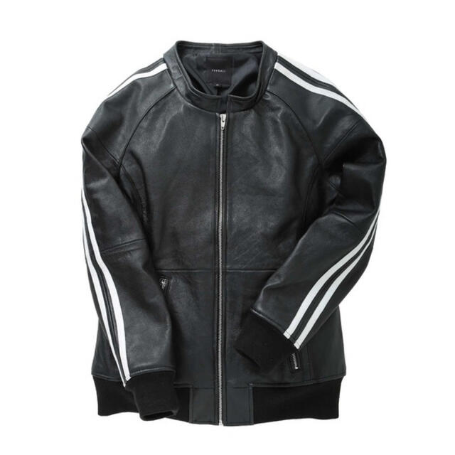 本革 レザーライン シングルライダースジャケット メンズのジャケット/アウター(ライダースジャケット)の商品写真
