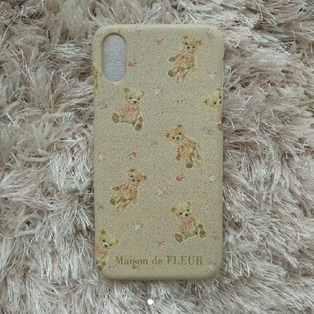 Maison de FLEUR(メゾンドフルール)のメゾンドフルール　ベア　iPhoneX/XSケース スマホ/家電/カメラのスマホアクセサリー(iPhoneケース)の商品写真