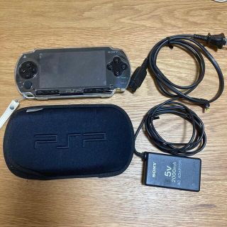 ソニー(SONY)のSONY PSP-1000 初期型　黒　バッテリー劣化　ジャンク品(携帯用ゲーム機本体)