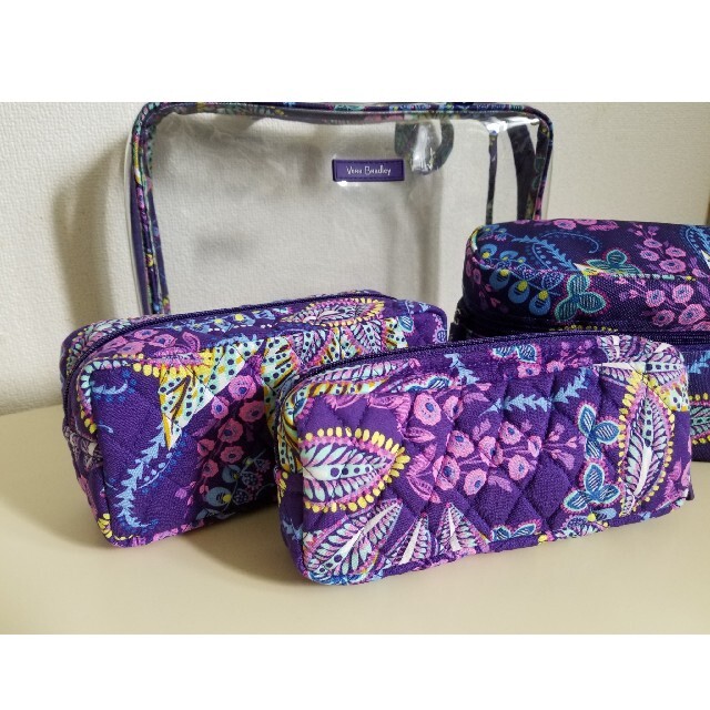 Vera Bradley(ヴェラブラッドリー)のVera Bradley  コスメティックオーガナイザー ポーチ4点セット レディースのファッション小物(ポーチ)の商品写真