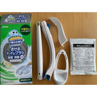 ジョンソン(Johnson's)の新品未使用　スクラビングバブル　流せるトイレブラシ　(日用品/生活雑貨)