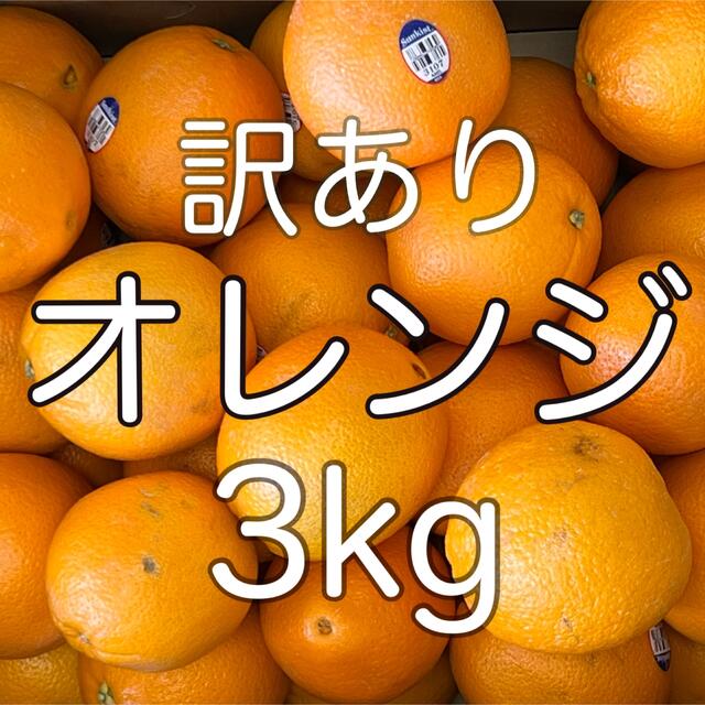 訳あり オレンジ 箱込み3kg 食品/飲料/酒の食品(フルーツ)の商品写真