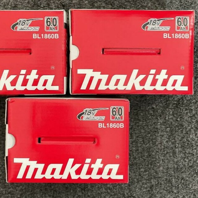 【新品】マキタ純正バッテリー BL1860B 4個SET 18V 6.0Ah