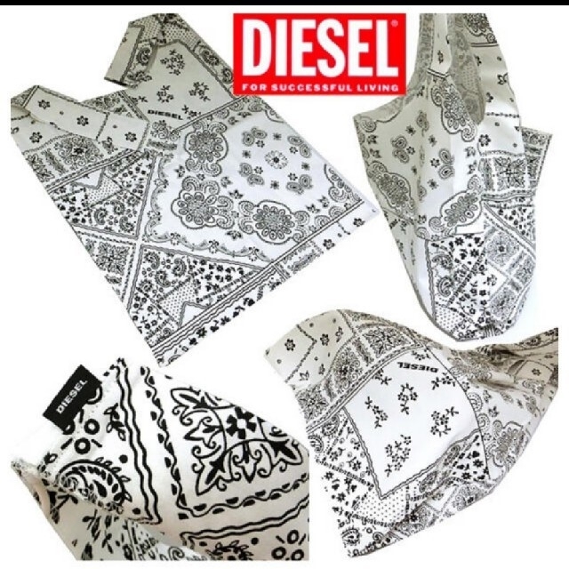 DIESEL(ディーゼル)の【新品未使用】ディーゼル　ペイズリー柄　エコバッグ　DIESEL レディースのバッグ(エコバッグ)の商品写真