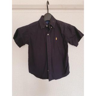 ラルフローレン(Ralph Lauren)のラルフローレン　ネイビー　半袖シャツ(ブラウス)