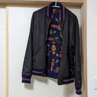 ジョイリッチ(JOYRICH)のJOYRICH ジョイリッチ メンズ リバーシブル ジャケット 総柄 NAVY(ブルゾン)