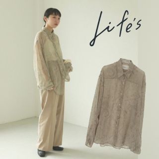 トゥデイフル(TODAYFUL)の◎ayc様専用◎ TODAYFUL Marble Sheer Shirts(シャツ/ブラウス(長袖/七分))