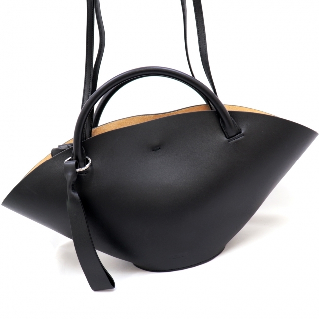 JIL SANDER - 美品 ジルサンダー ソンブレロ スモール 2WAYショルダーバッグ 黒
