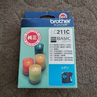 ブラザー(brother)の期限切れ brother インクカートリッジ LC211C 1色(その他)