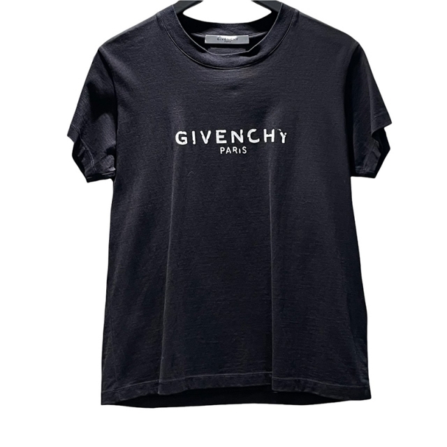 ジバンシィ GIVENCHY ロゴTシャツ 18AW ヴィンテージロゴ【中古】 Tシャツ(半袖+袖なし)