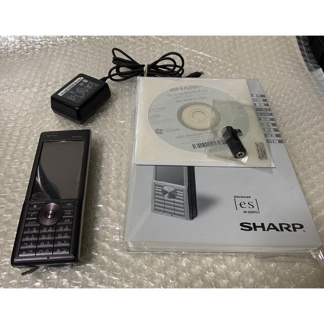 SHARP(シャープ)のSHARP W-Zero3[es]   WS011SH  ジャンクセット スマホ/家電/カメラのスマートフォン/携帯電話(PHS本体)の商品写真