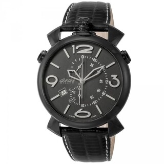 ガガミラノ(GaGa MILANO)のガガミラノ 腕時計 メンズ ブラック 509901BK-NEW-N(腕時計(アナログ))