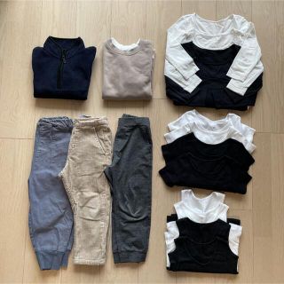 ユニクロ(UNIQLO)のユニクロ　ドアーズ  キッズ　男の子　100 110 まとめ売り　ズボン　肌着(Tシャツ/カットソー)