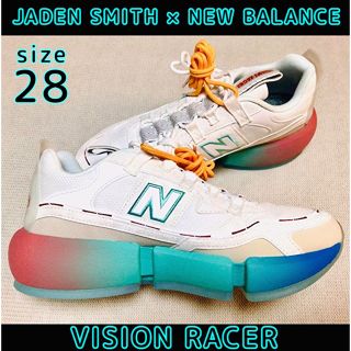 ニューバランス(New Balance)のニューバランス×ジョイデンスミス ビジョンレーサー メンズ スニーカー 28 白(スニーカー)