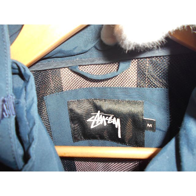 023052 STUSSY ジップ ジャケット M ネイビーの通販 by みなと's shop｜ラクマ