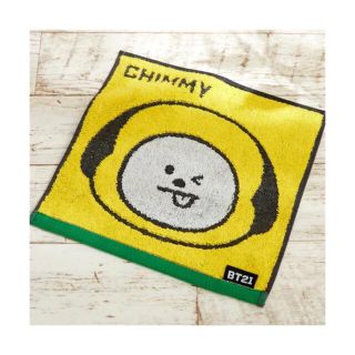 ビーティーイシビル(BT21)のBT21キャラクタータオルハンカチ CHIMMY(アイドルグッズ)