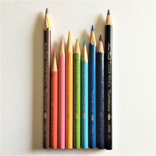 トンボエンピツ(トンボ鉛筆)のトンボ鉛筆 色鉛筆 9本(色鉛筆)