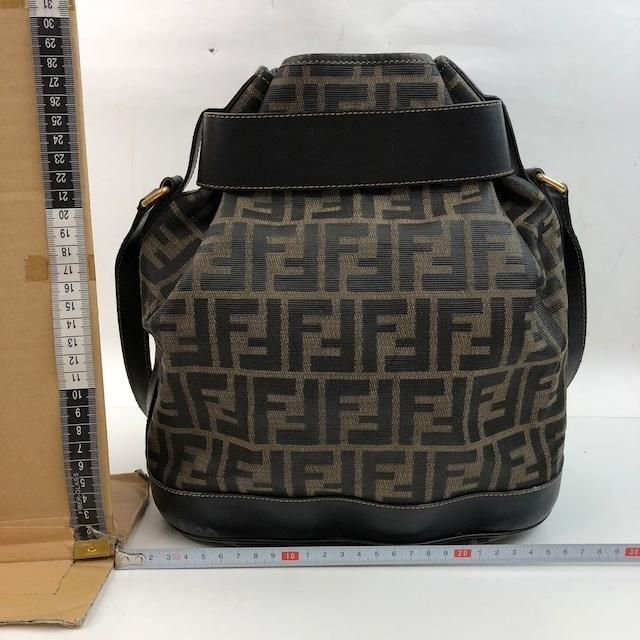 FENDI(フェンディ)のFENDI フェンディ ズッカ柄 トートバッグ レザー ブラウン レディース レディースのバッグ(トートバッグ)の商品写真