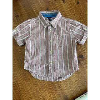 ベビーギャップ(babyGAP)の美品GAPストライプシャツ90(ブラウス)