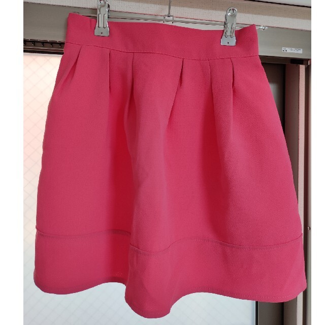 【韓国製】ピンクのタイトスカート レディースのスカート(ひざ丈スカート)の商品写真