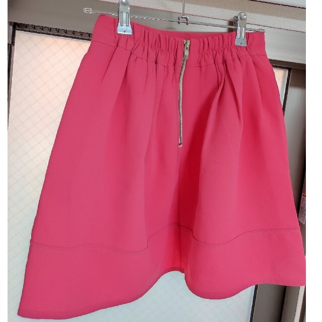 【韓国製】ピンクのタイトスカート レディースのスカート(ひざ丈スカート)の商品写真