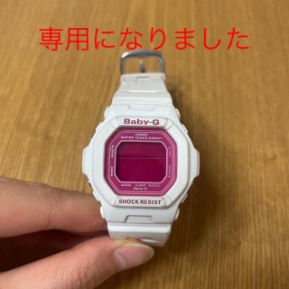 ジーショック(G-SHOCK)の【専用】Baby-G SHOCK RESIST 白×ピンク(腕時計)