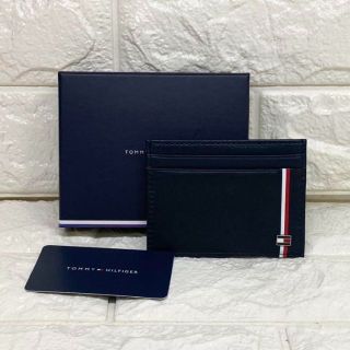 トミーヒルフィガー(TOMMY HILFIGER)の3【新品1】トミーヒルフィガー メンズ カードケース　専用箱あり(名刺入れ/定期入れ)